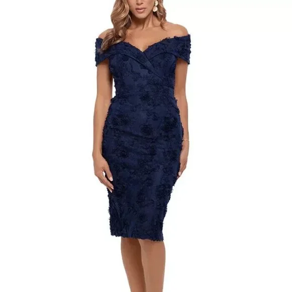 blue dress with gold lace A-Line Gold/Blue Lace Short Prom Dress, Cute Homecoming Dress with Beading US 8 / Gold/Blue main image 1